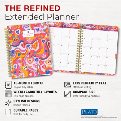 2026-2027 Plato House of Turnowsky 6" x 7.75" Academic Weekly Desk Planner, Paperboard Cover (9798330708147)