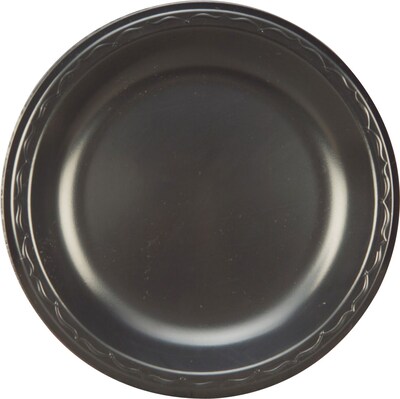 Genpak® LAM09-3L Laminated Plate; 8.88(Dia), Black, 500/Case