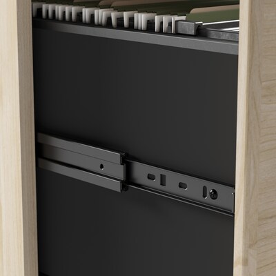 Bush Business Furniture Studio C 3 Drawer Mobile File Cabinet, Natural Elm (SCF216NESU)