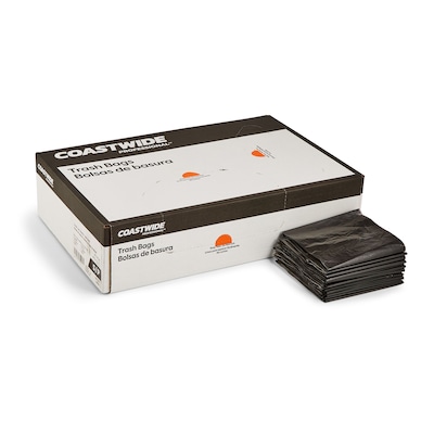 Heritage Linear Low-Density Can Liners, 16 gal, 0.35 mil, 24 x 32, Black, 500/Carton