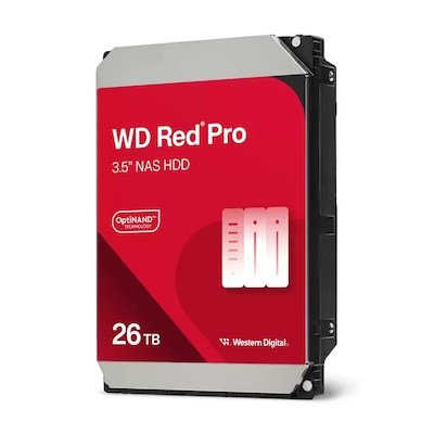 Western Digital Red Pro 26TB 3.5 SATA Internal Hard Drive (WD260KFGX)