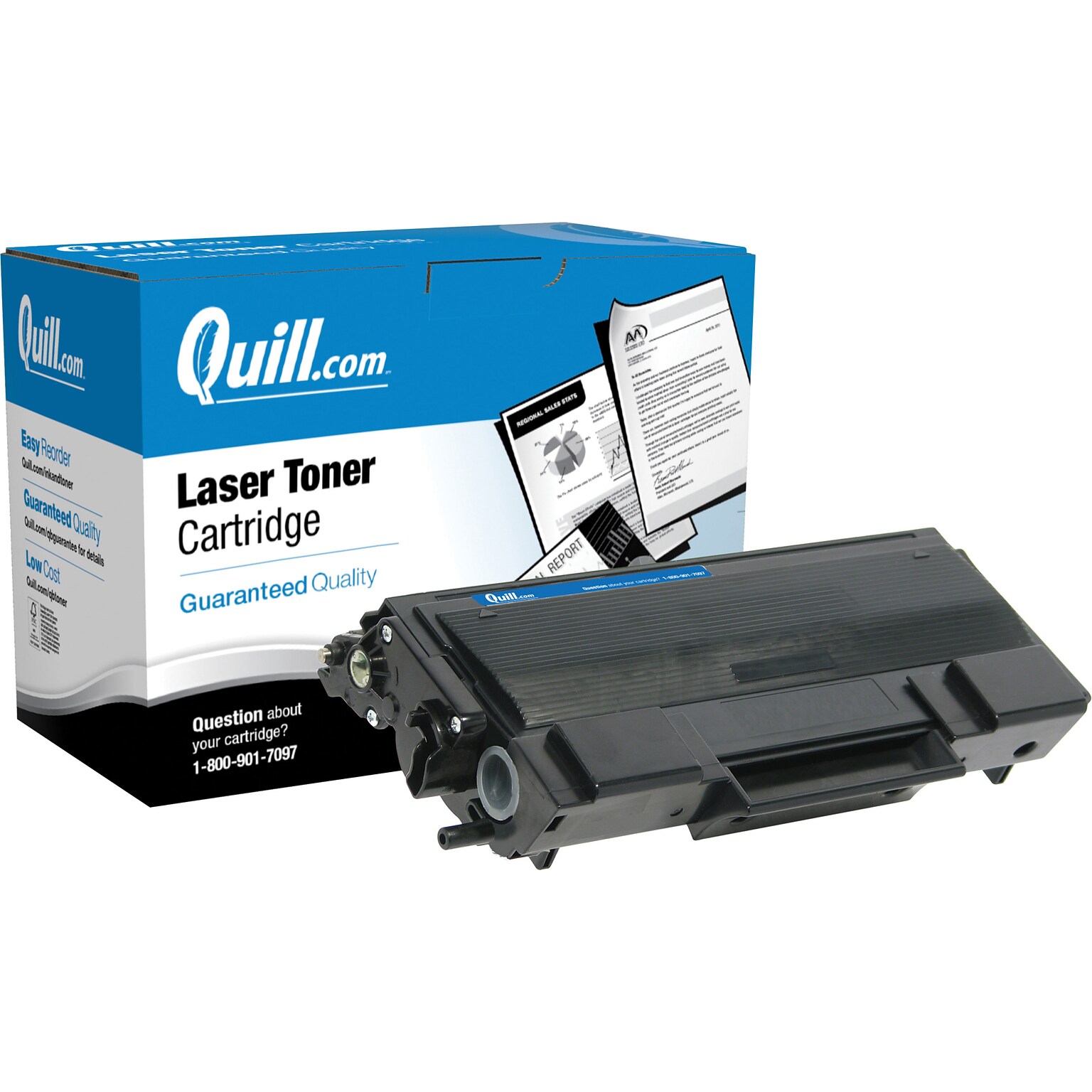 Quill Brand TN650 Black High Yield Toner Cartridge