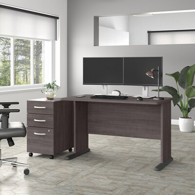 Bush Business Furniture Studio A 48"W Computer Desk, Storm Gray (SDD248SG)