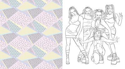 Quarto Best of the '90s Coloring Book, 96 Pages (9780760381243)