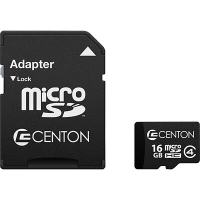 Centon Micro SD™ Cards; Class 4, 16GB