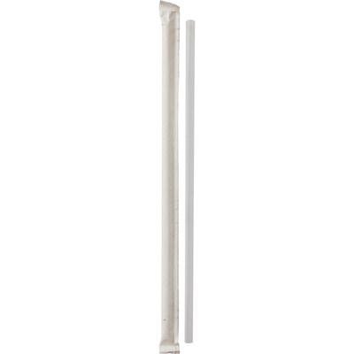 Berkley Square® Translucent Wrapped Straws, Clear, 5,000/Case (1246200)