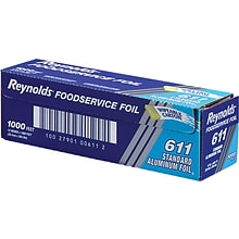 Reynolds Wrap® 611 Standard Aluminum Foil; 12(W) x 1000(L), Silver, 1 Roll