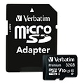 Verbatim Premium 32GB microSDHC Memory Card with Adapter, Class 10, UHS-I, V10 (44083)