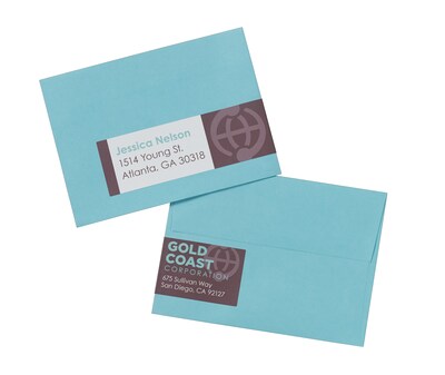 Avery Print-to-the-Edge Laser/Inkjet Wraparound Labels, 7.85" x 1.75", Textured White, 50/Pack (22838)