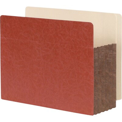 Medical Arts Press®  File Pocket, 5 1/4 Expansion, Letter Size, Red, 25/Box (PRMET1215)