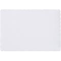 Hoffmaster® Placemats; Scalloped Edge, White, 9-1/2W x 13-1/2L, 1000/Pack