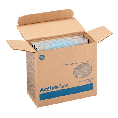 ActiveAire Urinal Screen, Coastal Breeze Scent, Blue, 12/Pack (48270)