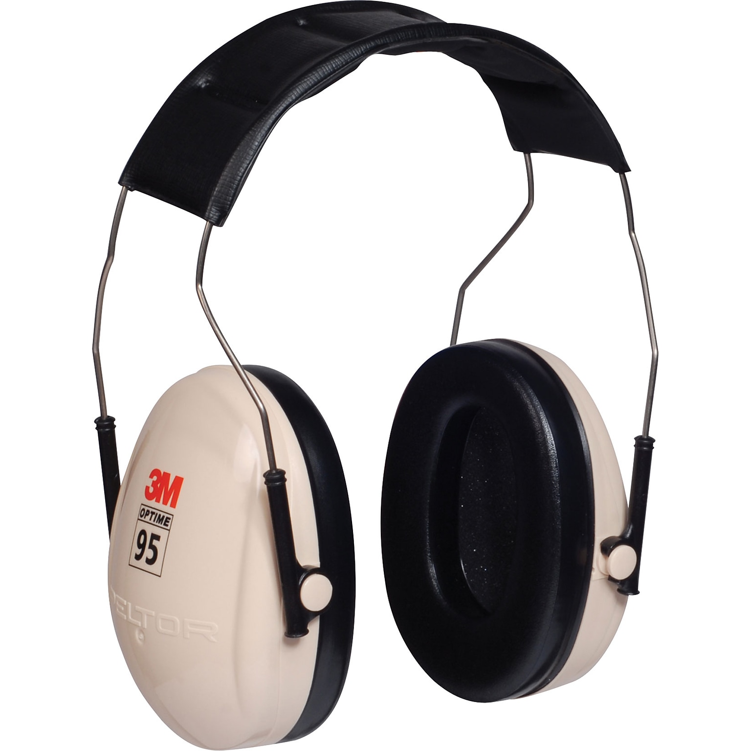 3M™ Peltor™ Optime™ Over-the-Head Low Profile Folding Ear Muffs; White, 95 dB