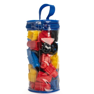 Snapo Jr. Building Blocks Junior Builder's Kit, 40 Pieces/Set (SNP3240)