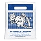 Medical Arts Press® Dental Personalized Small 2-Color Supply Bags; 7-1/2x9", Smile Team, Brush/Floss, 100 Bags, (53163)