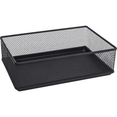 Quill Brand® Wire Mesh Desk Drawer Organizer, Black (25260Q)