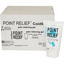 Point Relief™ ColdSpot™ Pain Reliever; 4oz. Gel Tube, 12/Box
