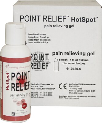 Point Relief™HotSpot™ Pair Reliever; 4oz. Gel, 6/Case