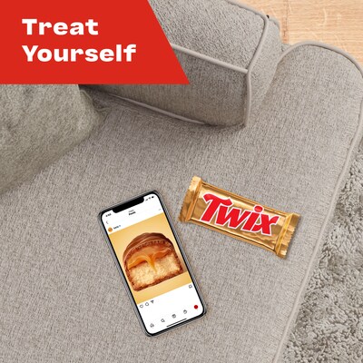 Twix Fun Size Caramel Chocolate Cookie Bar, 1.79 oz., 36/Box (MMM35391)