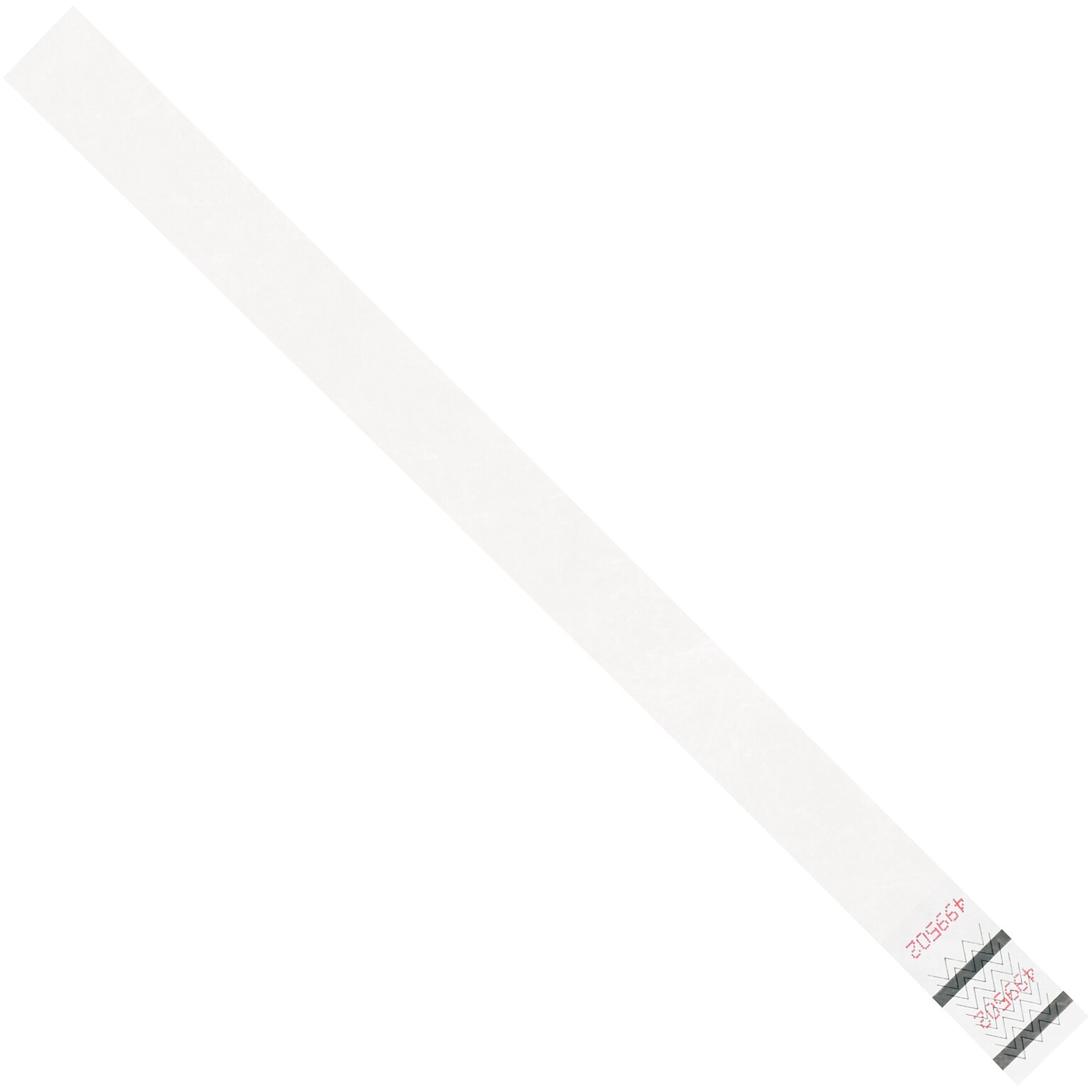 Tyvek Wristbands, 10 x 0.75, White, 500/Carton (WR101WH)