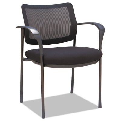 Alera® IV Series Fixed Arm Fabric Computer and Desk Chair, Black (ALEIV4314A)