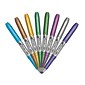 BIC Intensity Permanent Markers, Fine Tip, Assorted Metallic, 8/Pack (GMPMP81-AST)