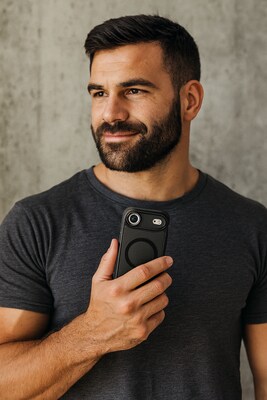 SaharaCase Venture Series MagSafe Compatible Phone Case for iPhone Air, Shock Absorbing, Scorpion Black (CP00950)