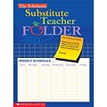 Scholastic Substitute Teacher File Folder, Letter Size, Multicolor, Each (SC-0439546443)