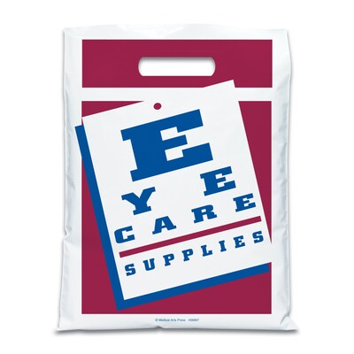 Medical Arts Press® Eye Care Non-Personalized 2-Color Large Supply Bags; Eye Care Chart