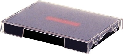 Self-Inking Stamp Replacement Pad for T4727; Blue/Red