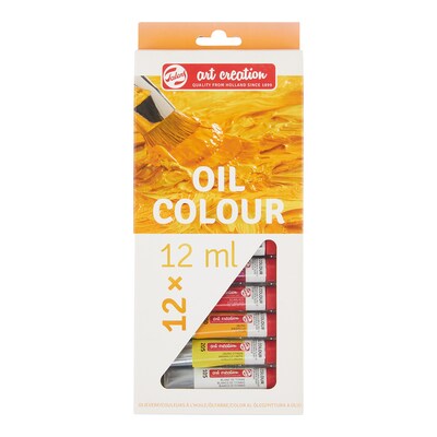 Talens Art Creation Oil Paint, Assorted Colors, 12mL, 12/Set, 2 Sets/Bundle (TLN9020112M-2)