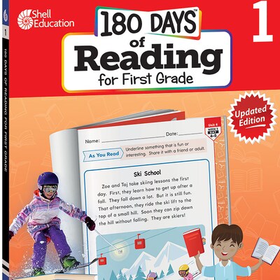 Shell Education 180 Days of Reading 2nd Edition, Grade 1 (SEP135043)