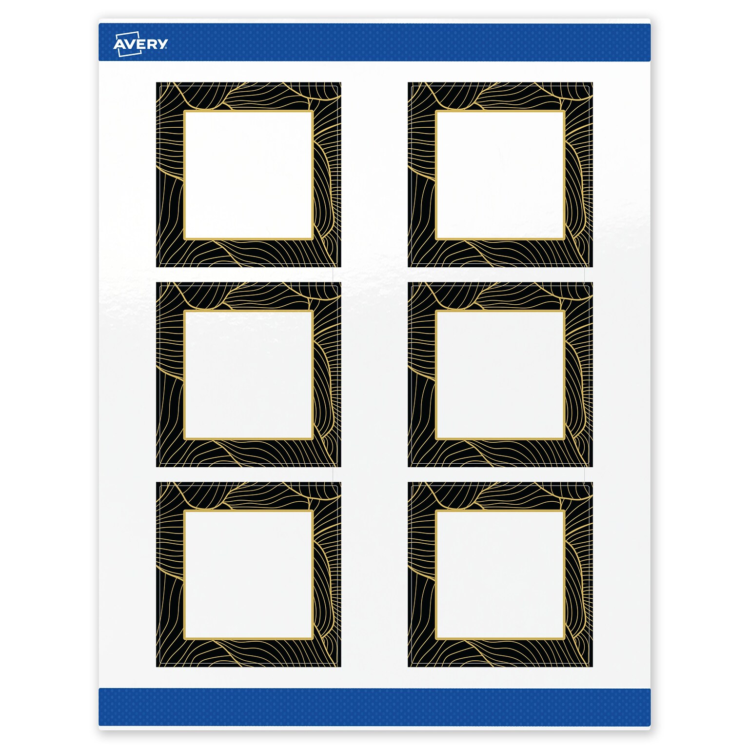 Avery Laser/Inkjet Square Multipurpose Labels, 3 x 3, White, 60/Pack (S00-ETD)
