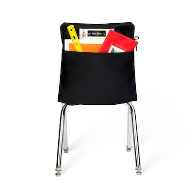 Seat Sack Seat Storage, 16" x 9" x 2.5", Black, 10/Pack (30114BUNDLE)