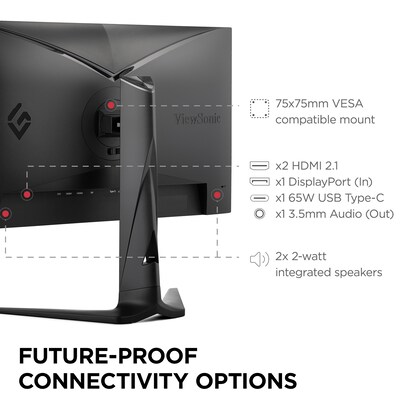 ViewSonic 27" 4K Ultra HD 320Hz LED AMD FreeSync Gaming Monitor (XG275D-4K)