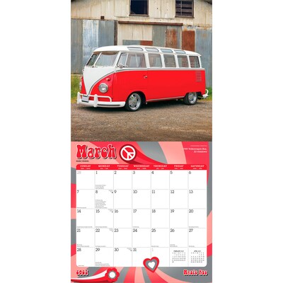 2027 BrownTrout Magic Bus 12" x 12" Monthly Wall Calendar (9798330711239)