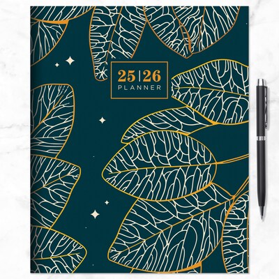 2025-2026 TF Publishing Night Foliage 9" x 11" Academic Year Monthly Planner, Paperboard Cover, Multicolored (AY26-4506)
