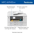 Brother MFC-J6940DW Color Inkjet All-in-One Printer Print, Copy, Scan, Fax up to 11”x17”