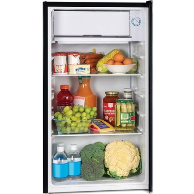 Igloo 3.2 Cu. Ft. Refrigerator with Freezer, Black (IRF32BK6A)