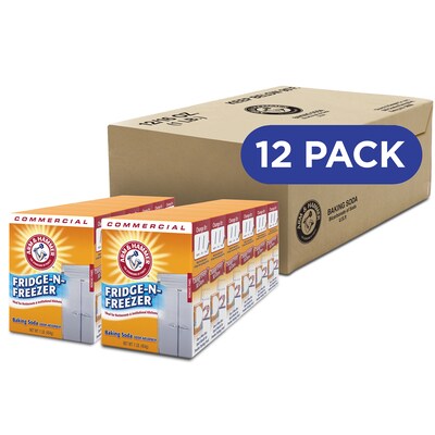 Arm & Hammer Fridge-n-Freezer Baking Soda, 1 lb., 12 Boxes/Carton (3320084011CT)