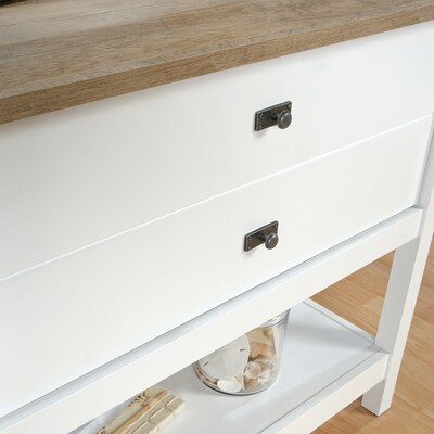 Sauder Cottage Road Lateral File Cabinet, Letter/Legal Size, 30"H x 32"W x 22"D, Soft White (427307)