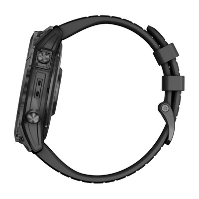 Garmin epix Pro (Gen 2) Standard Edition Smartwatch, 51-mm, Slate Gray Steel Bezel with Black Band (010-02804-20)