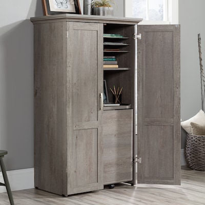 Sauder Select Craft and Sewing Armoire, Mystic Oak (430444)