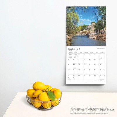 2025 BrownTrout Arizona National Parks & Monuments 12" x 12" Monthly  Wall Calendar (9781975476007)
