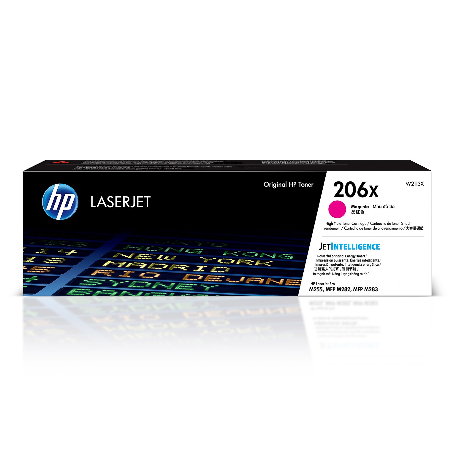 HP 206X Magenta High Yield Toner Cartridge  (W2113X)