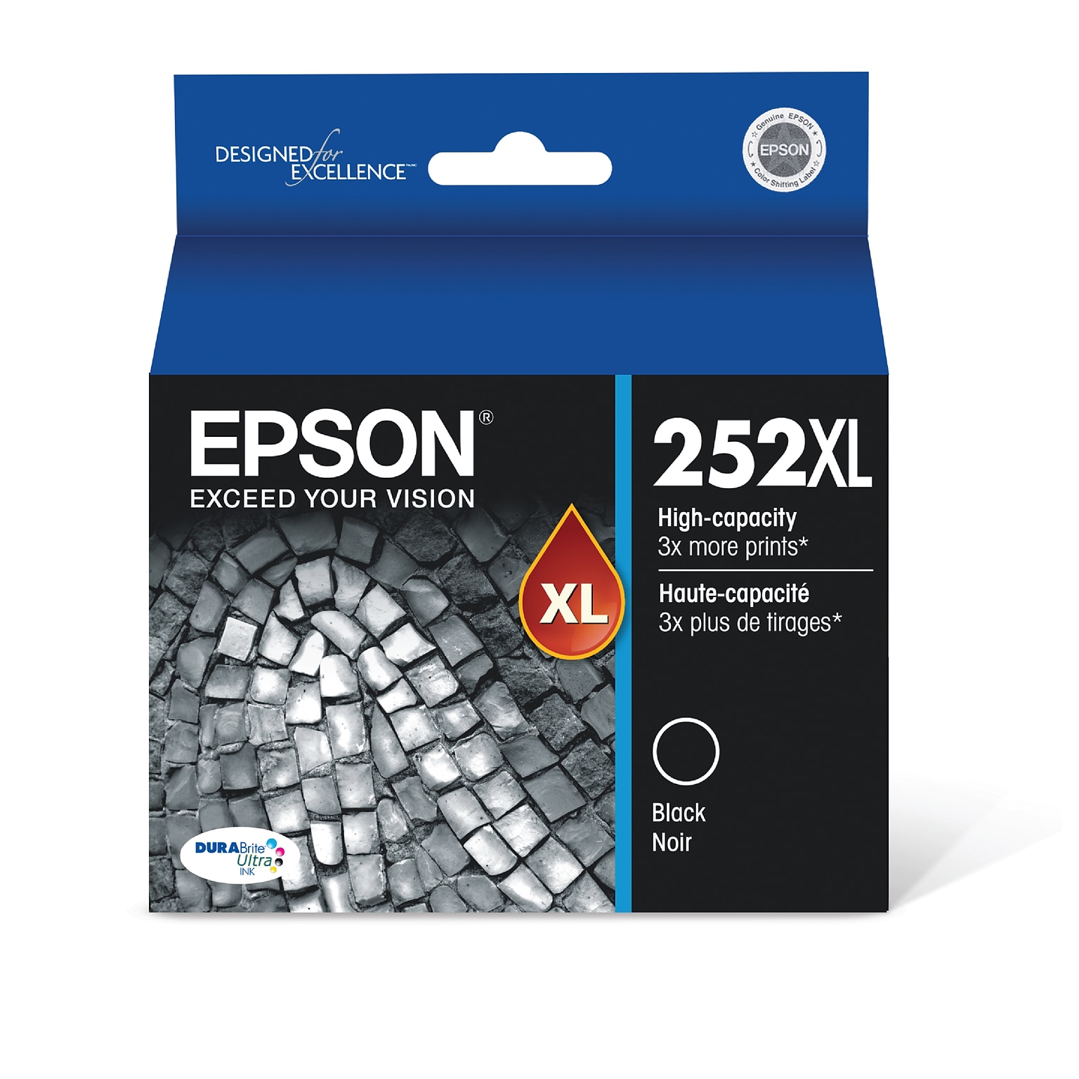 Epson T252XL Black High Yield Ink Cartridge