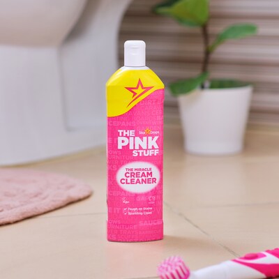 The Pink Stuff The Miracle Cream Cleaner, Rhubarb Scent, 16.9 oz. (23675)