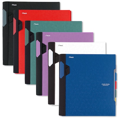 Five Star Advance 5-Subject Subject Notebooks, 8.5" x 11", College Ruled, 200 Sheets, Each (06326)