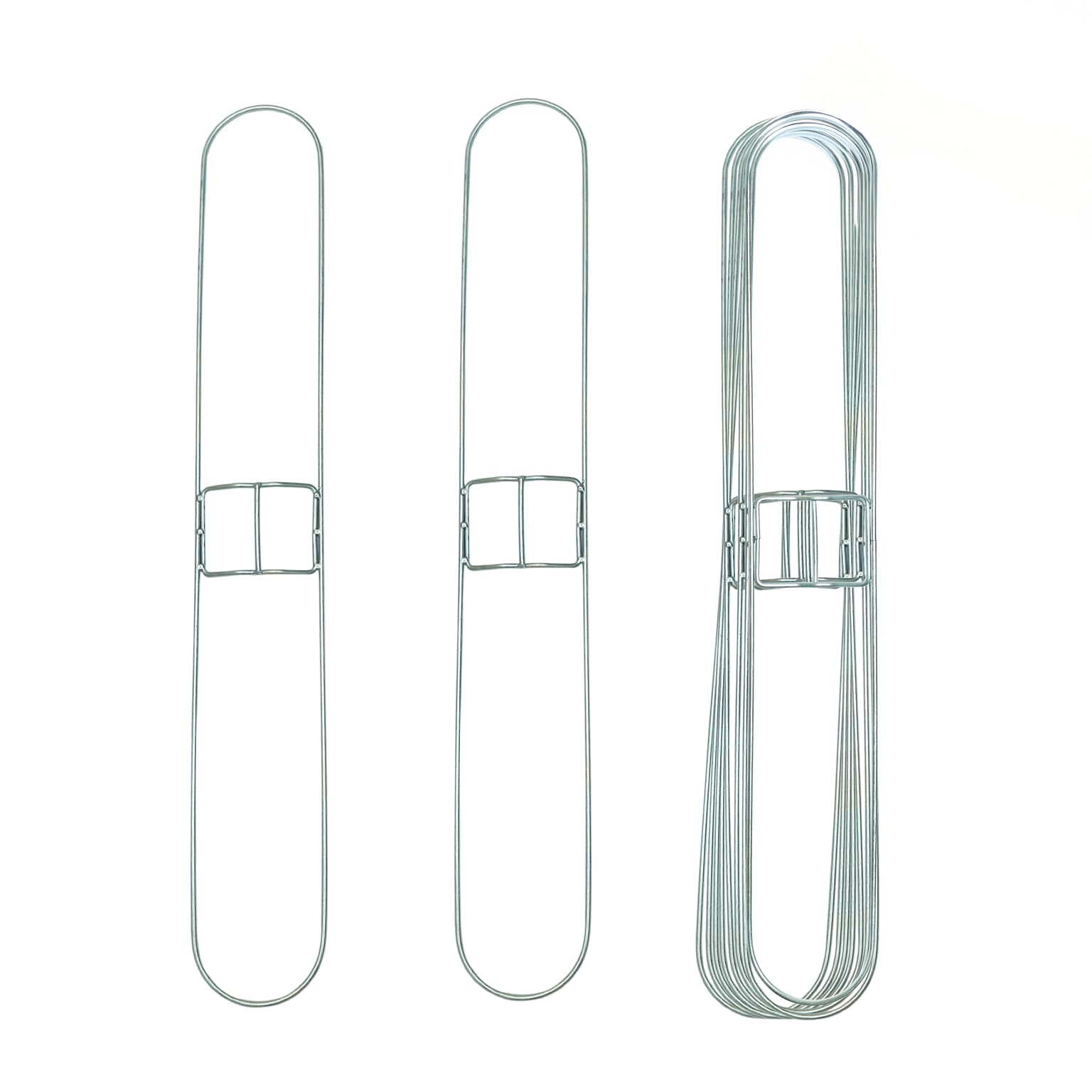 BISON LIFE 24 Dust Mop Frame, Silver, 12/Pack (BPES-MDMF-24-12)