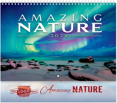 Custom Coronado Amazing Nature Spiral Wall Calendar